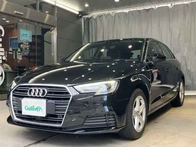 アウディ Ａ３ SB 30TFSI 東京都 2019(令1)年 2.5万km ミトスブラックメタリック 1400CCターボ/純正ナビゲーション/地上デジタルテレビ/Bモニター/ETC/レーダークルーズコントロール/キセノンライト/フォグライト（前後）/アイドリングストップ/スマートキー/アイドリングストップ/パーキングセンサー/純正アルミホイール16インチ/純正フロアマット/メーカー保証書/取扱説明書/点検整備記録簿R235年