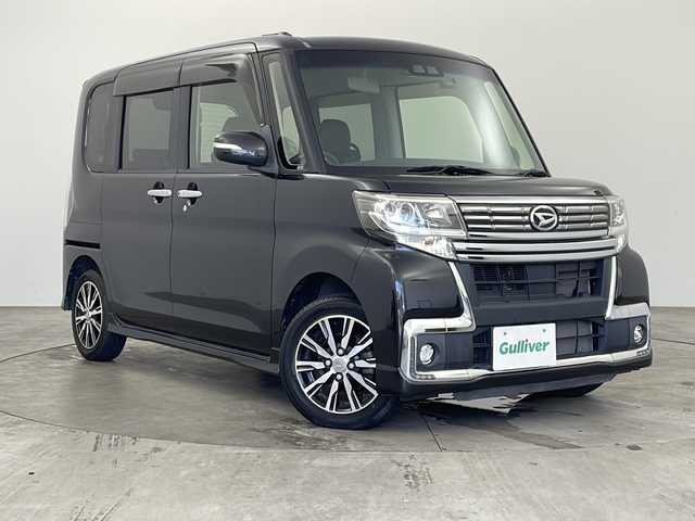 ダイハツ タント カスタム X トップED SA Ⅲ 兵庫県 2017(平29)年 4.9万km ブラックマイカメタリック スマートアシストIII/・衝突回避支援ブレーキ機能/・衝突警報機能/・車線逸脱警報機能/・誤発進抑制制御機能/・先行車発進お知らせ機能/・オートハイビーム/純正15インチアルミホイール/アイドリングストップ/片側パワースライドドア/Kenwoodナビ/・ワンセグTV/・Bluetooth/・バックカメラ/プッシュスタート/ETC