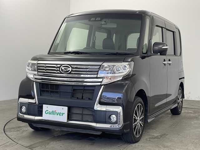 ダイハツ タント カスタム X トップED SA Ⅲ 兵庫県 2017(平29)年 4.9万km ブラックマイカメタリック スマートアシストIII/・衝突回避支援ブレーキ機能/・衝突警報機能/・車線逸脱警報機能/・誤発進抑制制御機能/・先行車発進お知らせ機能/・オートハイビーム/純正15インチアルミホイール/アイドリングストップ/片側パワースライドドア/Kenwoodナビ/・ワンセグTV/・Bluetooth/・バックカメラ/プッシュスタート/ETC