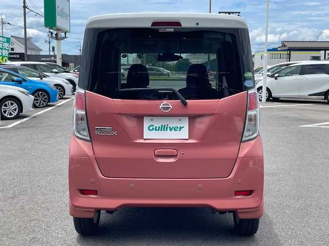 日産 デイズ ルークス X Vセレクション 長崎県 2018(平30)年 8.7万km ブロッサムピンク 純正メモリーナビ/CD/DVD/BT/フルセグTV/アラウンドビューモニター/エマージェンシーブレーキ/両側パワースラアイドドア/ステアリングスイッチ/ナビ連動ドライブレコーダー/純正14インチAW/ETC