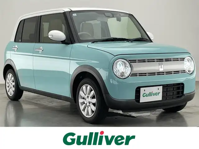 スズキ ラパン X 愛知県 2021(令3)年 1.9万km フレンチミントパールメタリック ディスプレイオーディオ　Ｂｌｕｅｔｏｏｔｈ　シートヒーター　純正アルミ　ツートンカラー　デュアルセンサーブレーキ　衝突軽減　車線逸脱　ＨＩＤオートライト　プッシュスタート　パーキングセンサー　禁煙車
