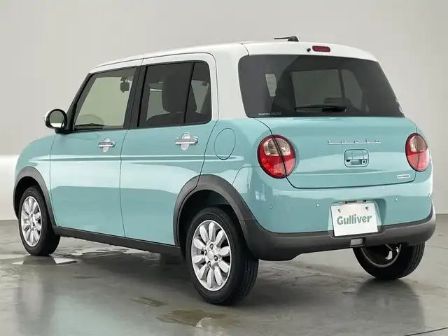 スズキ ラパン X 愛知県 2021(令3)年 1.9万km フレンチミントパールメタリック ディスプレイオーディオ　Ｂｌｕｅｔｏｏｔｈ　シートヒーター　純正アルミ　ツートンカラー　デュアルセンサーブレーキ　衝突軽減　車線逸脱　ＨＩＤオートライト　プッシュスタート　パーキングセンサー　禁煙車