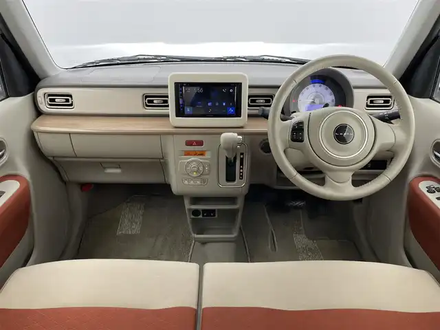 スズキ ラパン X 愛知県 2021(令3)年 1.9万km フレンチミントパールメタリック ディスプレイオーディオ　Ｂｌｕｅｔｏｏｔｈ　シートヒーター　純正アルミ　ツートンカラー　デュアルセンサーブレーキ　衝突軽減　車線逸脱　ＨＩＤオートライト　プッシュスタート　パーキングセンサー　禁煙車