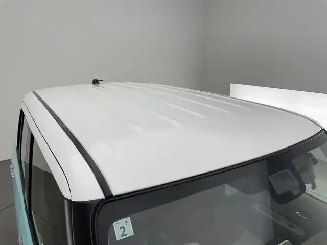 スズキ ラパン X 愛知県 2021(令3)年 1.9万km フレンチミントパールメタリック ディスプレイオーディオ　Ｂｌｕｅｔｏｏｔｈ　シートヒーター　純正アルミ　ツートンカラー　デュアルセンサーブレーキ　衝突軽減　車線逸脱　ＨＩＤオートライト　プッシュスタート　パーキングセンサー　禁煙車