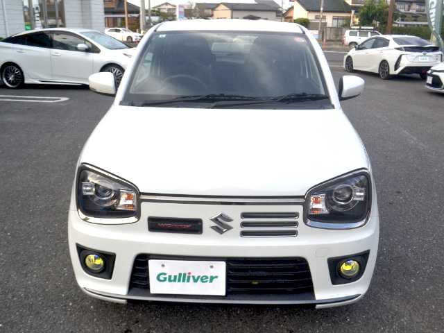 スズキ アルト ワークス 宮城県 2021(令3)年 3.2万km ピュアホワイトP /　ターボ/　社外メモリーナビ/　フルセグTV/　Bluetooth/　ETC2.0/　前席レカロシート/　ステアリングスイッチ/　スマートキー/　スペアあり/　プッシュスタート/　LEDヘッドライト/　フォグランプ/　純正15インチAW/　フロアマット/