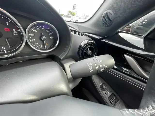 マツダ ロードスター NR－A 宮崎県 2021(令3)年 6.3万km ジェットブラックマイカ 純正メディアプレイヤー/ワンオーナー車/6速MT/ハイオク車/レーンキープアシスト/衝突被害軽減システム/パーキングアシスト/オートライト/USB×１/AUX/純正マット/純正アルミ　16インチ/オールシーズンタイヤ/ETC/ステアリングスイッチ
