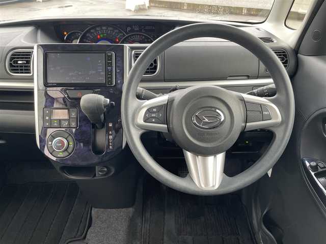 ダイハツ タント カスタム X トップED SA Ⅲ 富山県 2017(平29)年 2.2万km パールホワイトⅢ 純正ナビ／/フルセグＴＶ／/Ｂｌｕｅｔｏｏｔｈ／/ＤＶＤ再生／/Ｂカメラ／/パワースライドドア／/スマートキー／/シートヒーター／/ドライブレコーダー／/アイドリングストップ／/ＬＥＤオートライト／/スマートアシスト/ドライブレコーダー