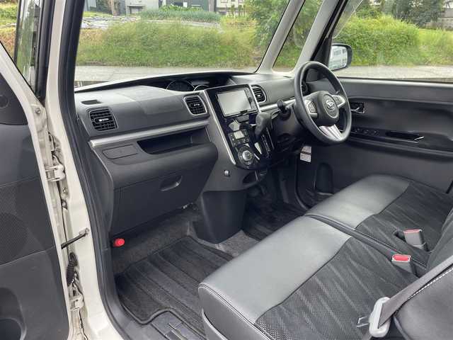 ダイハツ タント カスタム X トップED SA Ⅲ 富山県 2017(平29)年 2.2万km パールホワイトⅢ 純正ナビ／/フルセグＴＶ／/Ｂｌｕｅｔｏｏｔｈ／/ＤＶＤ再生／/Ｂカメラ／/パワースライドドア／/スマートキー／/シートヒーター／/ドライブレコーダー／/アイドリングストップ／/ＬＥＤオートライト／/スマートアシスト/ドライブレコーダー