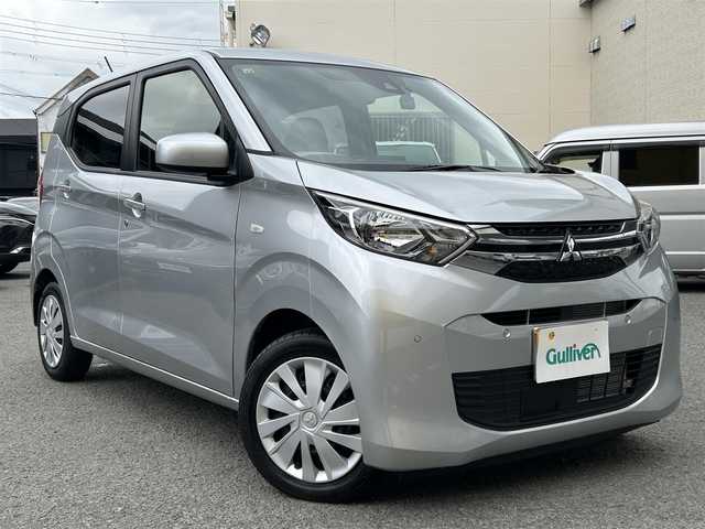 三菱 ｅＫワゴン M 和歌山県 2023(令5)年 0.4万km スターリングシルバーM 純正マット/ETC/オートライト/バックカメラ/社外メモリーナビ（AM/FM/CD/USB/iPod/SD/AUX/Bluetooth）