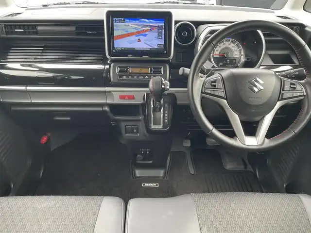 スズキ スペーシア カスタム HYBRID XS ターボ 大阪府 2020(令2)年 5万km ピュアホワイトP ワンオーナー/純正ナビ(SKX-S804)/BT/CD/DVD/SD/USB/TV/前後ドライブレコーダー/両側パワースライドドア/ハーフレザーシート/シートヒーター/パドルシフト/追従機能付きクルーズコントロール/レーンキープアシスト/コーナーセンサー/オートハイビーム/純正フロアマット/純正15インチAW/リアサーキュレーター/LEDヘッドライト/スペアキー/ETC