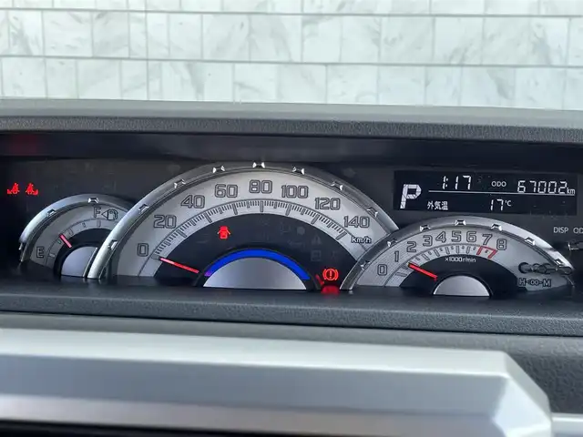 ダイハツ ウェイク X SA 群馬県 2015(平27)年 6.7万km ブルーメタリック スマートアシスト/純正SDナビ/　　Bluetooth/フルセグ/    CD/DVD/AM/FM/    ipod/MemoryMusicSD/片側パワースライドドア/オートLEDヘッドライト/フォグランプ/プッシュスタート/スマートキー/純正14AW/純正14AW付スタッドレスタイヤ有/純正フロアマット/前方ドライブレコーダー/ETC