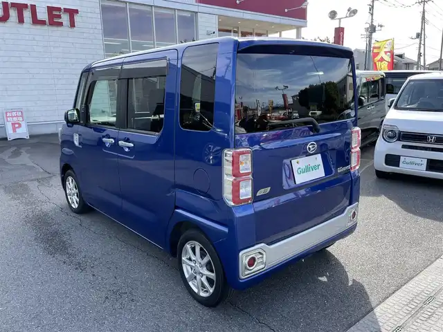 ダイハツ ウェイク X SA 群馬県 2015(平27)年 6.7万km ブルーメタリック スマートアシスト/純正SDナビ/　　Bluetooth/フルセグ/    CD/DVD/AM/FM/    ipod/MemoryMusicSD/片側パワースライドドア/オートLEDヘッドライト/フォグランプ/プッシュスタート/スマートキー/純正14AW/純正14AW付スタッドレスタイヤ有/純正フロアマット/前方ドライブレコーダー/ETC