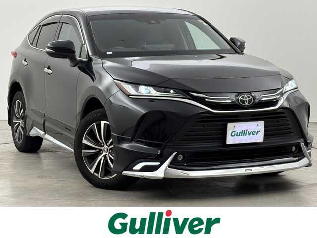 トヨタ ハリアー G 福岡県 2023(令5)年 2.8万km プレシャスブラックパール モデリスタエアロ　/純正１２．３型ＤＡ／フルセグＴＶ　/バックカメラ　/デジタルルームミラー　/ビルトインＥＴＣ２．０　/前方ドライブレコーダー　/トヨタセーフティセンス　/レーダークルーズコントロール　/コーナーセンサー　/衝突軽減ブレーキ　/レーンキープ　/ブラインドスポットモニター　/アクセル踏み間違い防止　/ハーフレザーシート　/パワーバックドア　/ＬＥＤヘッドライト