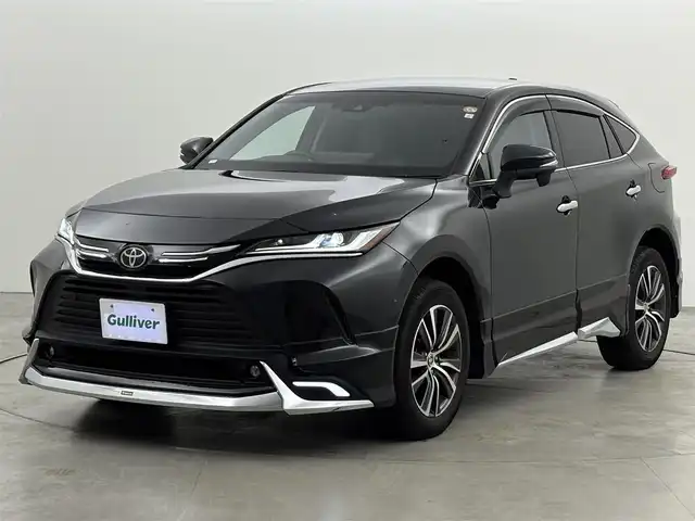 トヨタ ハリアー G 福岡県 2023(令5)年 2.8万km プレシャスブラックパール モデリスタエアロ　/純正１２．３型ＤＡ／フルセグＴＶ　/バックカメラ　/デジタルルームミラー　/ビルトインＥＴＣ２．０　/前方ドライブレコーダー　/トヨタセーフティセンス　/レーダークルーズコントロール　/コーナーセンサー　/衝突軽減ブレーキ　/レーンキープ　/ブラインドスポットモニター　/アクセル踏み間違い防止　/ハーフレザーシート　/パワーバックドア　/ＬＥＤヘッドライト