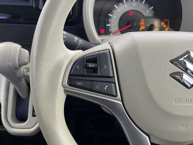 スズキ ワゴンＲ スマイル HYBRID S 栃木県 2021(令3)年 3.8万km ピュアホワイトパール/ブラック2トーン スズキセーフティサポート/・デュアルセンサーブレーキサポートII/・誤発進抑制機能/・車線逸脱抑制機能/・車線逸脱警報機能/・ふらつき警報機能/・低速時ブレーキサポート/・発進お知らせ機能/・標識認識機能/社外ナビ/（CD/BT/AM/FM/USB)/両側パワースライドドア/オートエアコン/オートライト/シートヒーター/アイドリングストップ/コーナーセンサー/USB接続/スマートキー/プッシュスタート/電動格納ミラー/社外フロアマット