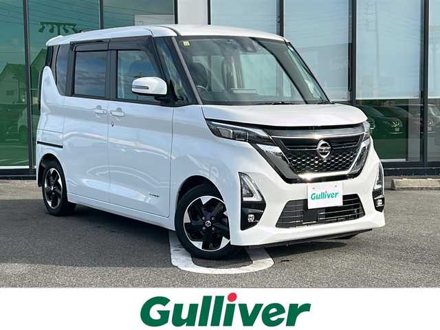 日産 ルークス HWS X プロパイロットED 岐阜県 2020(令2)年 6.2万km ホワイトパール 登録時走行距離61124km/純正９インチナビ/全方位モニター/フルセグテレビ/両側パワースライドドア/エマージェンシーブレーキ/クルーズコントロール/ドライブレコーダー/禁煙車/フォグランプ/ドアバイザー/社外フロアマット/Bluetooth接続/スペアキー/スマートキー/プッシュスタート/ビルトインETC