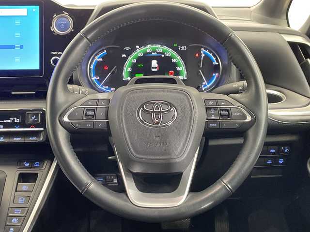 トヨタ ヴォクシー ハイブリッド S－Z 栃木県 2023(令5)年 3.9万km アティチュードブラックマイカ 純正ディスプレイオーディオナビ/(フルセグTV・Bluetooth)/パノラミックビューモニター/バックカメラ/トヨタセーフティセンス/ ・プリクラッシュセーフティ/ ・レーンキープアシスト/ ・アダプティブクルーズコントロール/ ・オートハイビーム/前後コーナーセンサー/パーキングアシスト/AC100V電源/両側パワースライドドア/黒革調シートカバー/前席シートヒーター/LEDヘッドライト/オートライト/純正アルミホイール/社外フロアマット/スマートキー