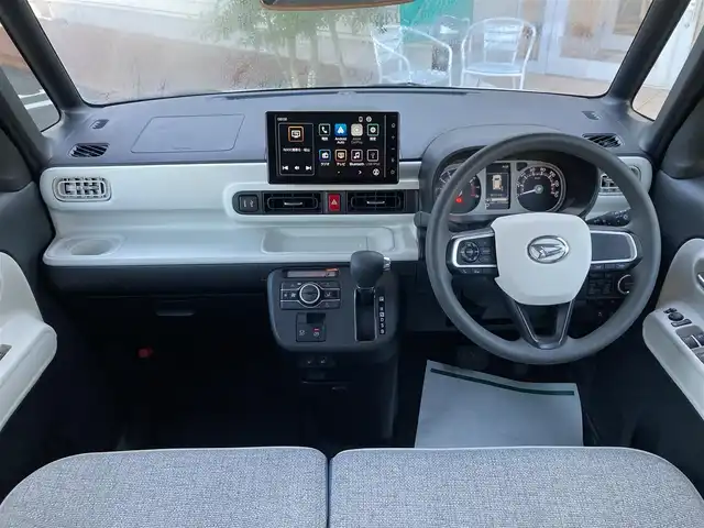 ダイハツ ムーヴ キャンバス ストライプス G 愛媛県 2022(令4)年 2.1万km シャイニングホワイトパール/ファインミントメタリック 9インチディスプレイオーディオ /・フルセグTV Bluetooth HDMI USB/バックカメラ /前後ドライブレコーダー /両側パワースライドドア /置くだけ充電 /前座席シートヒーター /スマートアシスト/・衝突軽減ブレーキ/・車線逸脱警報/・先行車発信お知らせ/・標識認識機能/・オートハイビーム/LEDオートライト /ETC/アイドリングストップ/スマートキー/取扱説明書/保証書