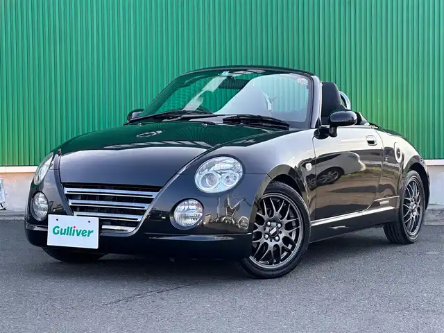 ダイハツ コペン ULTIMATE ED S 宮城県 2011(平23)年 3.8万km ブラックマイカメタリック ワンオーナー車/純正SDナビ/ワンセグテレビ/　【CD/DVD/AM/FM】/TEC/レザーシート/シートヒーター/MOMOステアリング/HIDヘッドライト/フォグライト/15インチ純正BBSアルミホイール/ビルシュタインアブソーバ/純正アブソーバ積み込み/純正フロアマット/取扱説明書/保証書