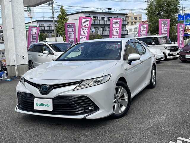 トヨタ カムリ X 愛知県 2017(平29)年 6.5万km プラチナホワイトパールマイカ /純正ナビ//フルセグTV・Bluetooth・CD・DVD//プッシュスタート//ビルトインETC//電格ミラー//プリクラッシュセーフティ//純正ドアバイザー//純正フロアマット//車両接近通報装置//ドライブレコーダー//LEDヘッドライト//オートライト・オートハイビーム