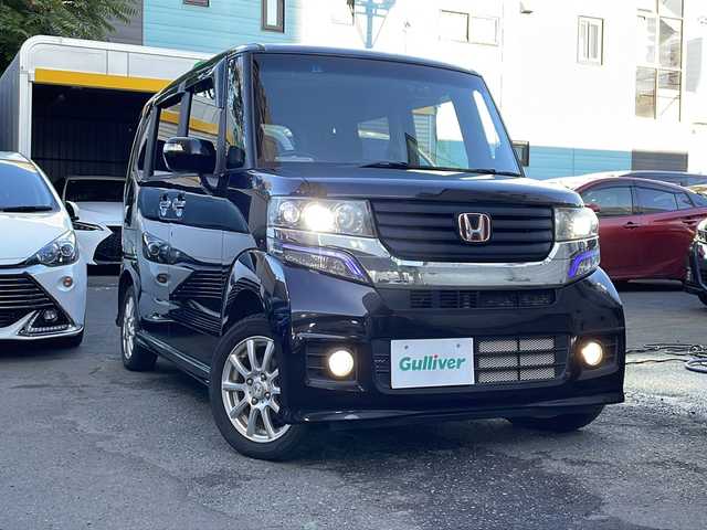 ホンダ Ｎ ＢＯＸ カスタム G ターボパッケージ 道央・札幌 2012(平24)年 9.1万km プレミアムゴールドパープルパール 社外ナビ(AM/FM/CD/DVD/SD.BT)/ドライブレコーダー前方/ETC/横滑り防止装置/プッシュスタート/クルーズコントロール/パドルシフト/ECONスイッチ/オートエアコン/電動格納ミラー/両側パワースライドドア/積込純正夏タイヤ