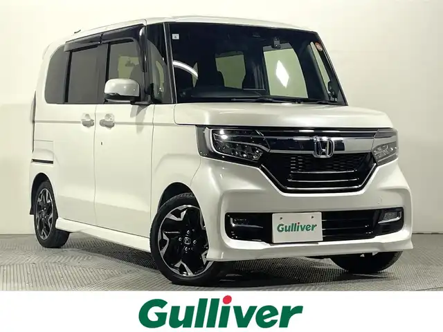 ホンダ Ｎ ＢＯＸ カスタム G L ターボ ホンダセンシング 大阪府 2019(平31)年 1.3万km プラチナホワイトパール 純正ナビTV バックカメラ 両側パワースライドドア ハーフレザー レーダークルコン 衝突軽減ブレーキ レーンアシスト スマートキー プッシュスタート アイドリングストップ ドライブレコーダー ETC