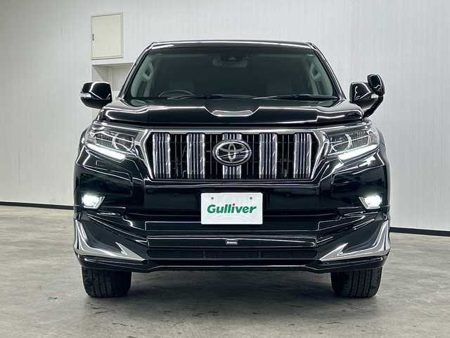 トヨタ ランドクルーザー プラド TX Lパッケージ 長崎県 2021(令3)年 5.3万km ブラック トヨタセーフティセンス/・プリクラッシュセーフティ/・レーンディパーチャーアラート/・先行車発進告知/・ロードサインアシスト/純正７インチナビ（NSZT-W68T）/・フルセグ/・DVD/・Bluetooth/バックカメラ/クルーズコントロール/モデリスタエアロ（フロント）/オートハイビーム/LEDヘッドライト/前席パワーシート/前席シートヒーター/前席エアーシート/オートリトラミラー/フィルム施工/コーナーセンサー/純正