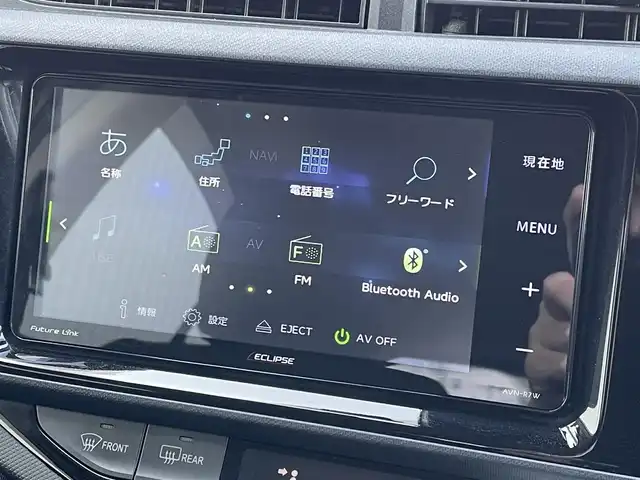 トヨタ アクア S スタイルブラック 佐賀県 2017(平29)年 6.4万km ダークブルーマイカ 社外SDナビゲーション/・フルセグTV/CD/DVD/SD/Bluetooth/バックカメラ/ビルトインETC/ISOFIX対応/ステアリングリモコン/純正LEDヘッドライト/・オートマチックハイビーム/純正フロアマット/純正ドアバイザ―/新車保証書/取扱説明書/スペアキー１本/プリクラッシュセーフティ/レーンディパーチャーアラート/横滑り防止装置