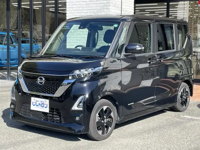 日産 ルークス ハイウェイスター X 高知県 2020(令2)年 10.4万km ブラック (株)IDOMが運営する【じしゃロン高知店】の自社ローン対象車両になります。こちらは現金ご利用時の価格です。自社ローンご希望の方は別途その旨お申付け下さい。