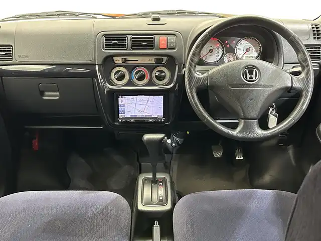 ホンダ バモス L ターボ ローダウン 愛媛県 2007(平19)年 11.3万km プレミアムホワイトパール ・4WD/・社外メモリーナビ/・両側スライドドア/・キーレス/・ETC
