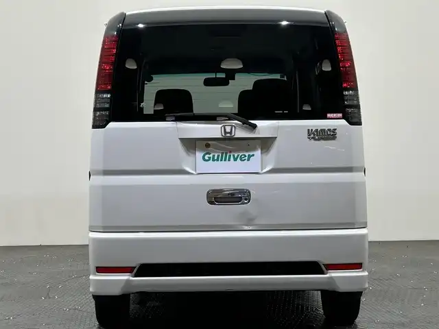 ホンダ バモス L ターボ ローダウン 愛媛県 2007(平19)年 11.3万km プレミアムホワイトパール ・4WD/・社外メモリーナビ/・両側スライドドア/・キーレス/・ETC