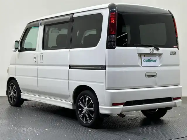 ホンダ バモス L ターボ ローダウン 愛媛県 2007(平19)年 11.3万km プレミアムホワイトパール ・4WD/・社外メモリーナビ/・両側スライドドア/・キーレス/・ETC