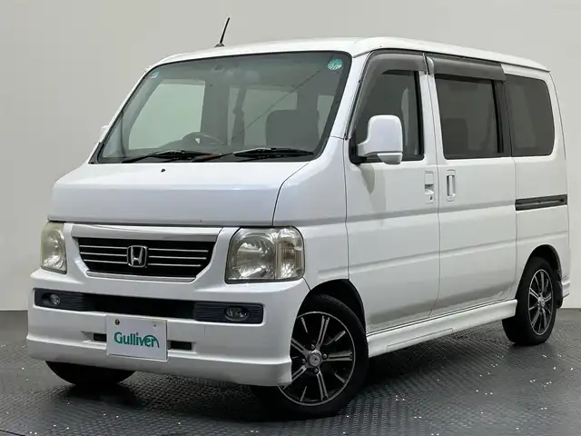 ホンダ バモス L ターボ ローダウン 愛媛県 2007(平19)年 11.3万km プレミアムホワイトパール ・4WD/・社外メモリーナビ/・両側スライドドア/・キーレス/・ETC