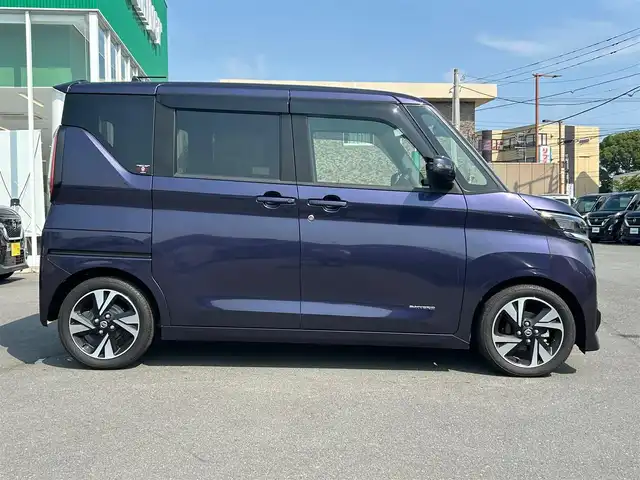 日産 ルークス HWS Gターボ プロパイロットED 静岡県 2020(令2)年 4万km アメジストパープル エンジンスタートボタン/保証書/取扱説明書/記録簿/パワーステアリング/パワーウィンドウ/アイドリングストップ/スマートキー/ダブルオートエアコン/クルーズコントロール（追従走行：有）/純正 ETC/全方位カメラ/純正メモリナビ（フルセグTV、BT接続、CDチェンジャー、AUX）/ドライブレコーダー/ベンチシート/純正フロアマット/両側パワースライドドア/布系シート/ABS/横滑り防止装置/レーンキープアシスト/盗難防止装置/オートライト/前後コーナーセンサー/  LEDヘッドライト/W＋サイドエアバック/衝突軽減システム