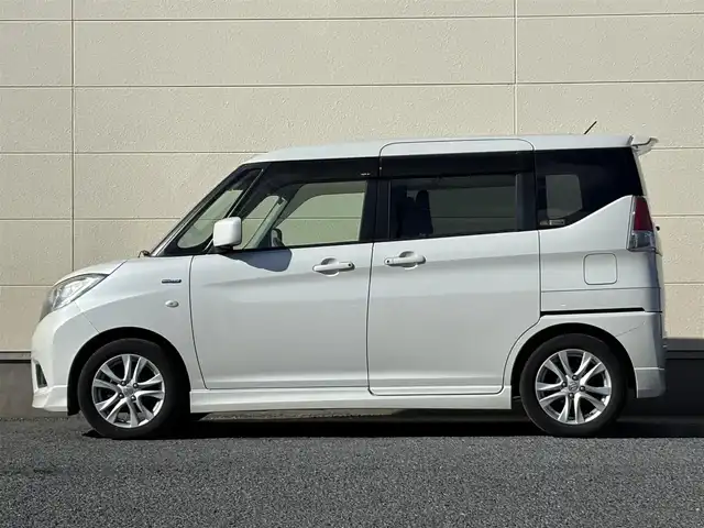 スズキ ソリオ HV MX Dカメラ ブレーキS 茨城県 2016(平28)年 11.7万km ピュアホワイトP 純正ナビ（DVD再生機能有）/全方位カメラ/前後ドライブレコーダー/クルーズコントロール/ビルトインETC2.0/片側パワースライドドア/D席シートヒーター/レーンキープアシスト/スペアキー/W+サイドエアバック/アイドリングストップ/純正アルミホイール/純正フロアマット