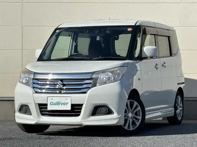 スズキ ソリオ HV MX Dカメラ ブレーキS 茨城県 2016(平28)年 11.7万km ピュアホワイトP 純正ナビ（DVD再生機能有）/全方位カメラ/前後ドライブレコーダー/クルーズコントロール/ビルトインETC2.0/片側パワースライドドア/D席シートヒーター/レーンキープアシスト/スペアキー/W+サイドエアバック/アイドリングストップ/純正アルミホイール/純正フロアマット