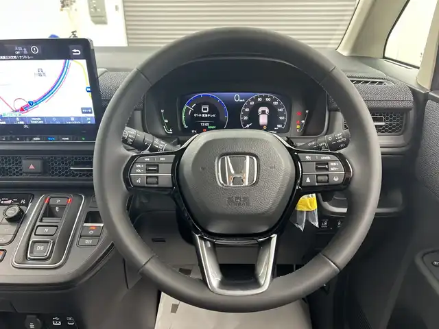 ホンダ ステップワゴン eHEV エアー EX 三重県 2025(令7)年 0.1千km クリスタルブラックパール /登録済未使用車//純正ナビ//バックカメラ//両側パワースライドドア//前席シートヒーター//パワーバックドア//ブラインドスポットモニター//アダプティブクルーズコントロール//電動パーキング//パドルシフト//LEDヘッドライト//プッシュスタート//スマートキー