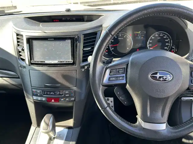 スバル レガシィ ツーリングワゴン 2．5i Bスポーツ アイサイトG 石川県 2013(平25)年 6.6万km サテンホワイトパール ４WD/社外HDDナビ/社外CD/DVD/フルセグTV/バックカメラ/HIDライト/純正アルミホイール/レーダークルーズコントロール/衝突軽減ブレーキ/運転席＆助手席パワーシート/スマートキー/プッシュスタート/電動ミラー/レーンキープアシスト/ステアリングリモコン/ETC