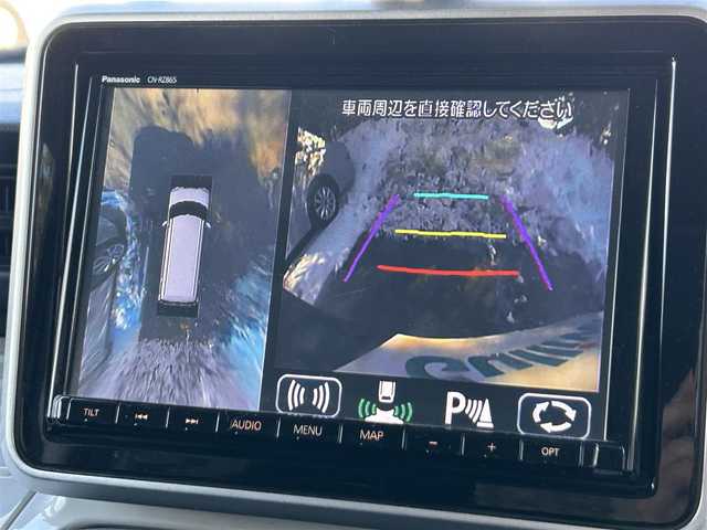 スズキ スペーシア HYBRID X 道東・釧路十勝 2021(令3)年 8.7万km クールカーキPM ワンオーナー/4WD/純正8インチナビ/(FM AM CD DVD BT フルセグTV)/アラウンドビューモニター/シートヒーター(D/N)/衝突軽減ブレーキ/両側パワースライドドア/プッシュスタート/スマートキー/保証書/取扱説明書/ドアバイザー/電格ミラー/オートライト/USBソケット