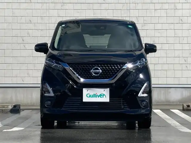日産 デイズ HWS X プロパイロットED 静岡県 2019(平31)年 3.7万km ブラック インテリジェントエマージェンシーブレーキ/日産オリジナル9型ナビ（MM318D-L）/　AM　FM CD　DVD　MUSICSTOCKER　Bluetooth/フルセグTV/プロパイロット/アラウンドビューモニター/電動パーキングブレーキ/オートブレーキホールド/ナビ連動ドライブレコーダー/前後クリアランスソナー/アイドリングストップ/インテリジェントキー×２本/プッシュスタート/純正14インチアルミホイール/純正フロアマット