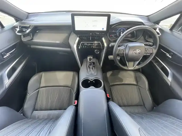 トヨタ ハリアー G 愛知県 2023(令5)年 1.9万km ブラック 禁煙車/純正HDDナビ/　AM/FM/USB/BT/フルセグTV/Miracast/ビルトインETC2.0/オートマチックハイビーム（AHB）/アダプティブクルーズコントロール（ACC）/レーンデパーチャーアラート（LDA）/プリクラッシュセーフティ（PCS）/前後クリアランスソナー（ICS）/パワーバックドア/デジタルインナーミラー/横滑り防止装置/電子パーキング/本革巻きステアリング/ステアリングスイッチ/純正18インチAW/純正フロアマット/LEDヘッドライト/フォグランプ/オートライト/W＋サイドエアバッグ/保証書/取説