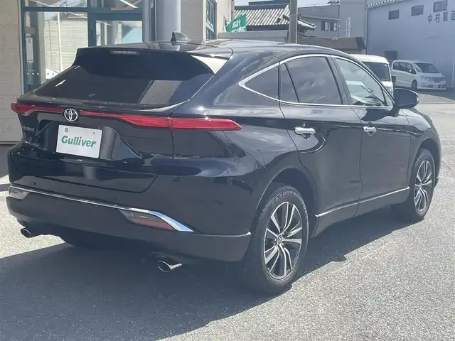 トヨタ ハリアー G 愛知県 2023(令5)年 1.9万km ブラック 禁煙車/純正HDDナビ/　AM/FM/USB/BT/フルセグTV/Miracast/ビルトインETC2.0/オートマチックハイビーム（AHB）/アダプティブクルーズコントロール（ACC）/レーンデパーチャーアラート（LDA）/プリクラッシュセーフティ（PCS）/前後クリアランスソナー（ICS）/パワーバックドア/デジタルインナーミラー/横滑り防止装置/電子パーキング/本革巻きステアリング/ステアリングスイッチ/純正18インチAW/純正フロアマット/LEDヘッドライト/フォグランプ/オートライト/W＋サイドエアバッグ/保証書/取説