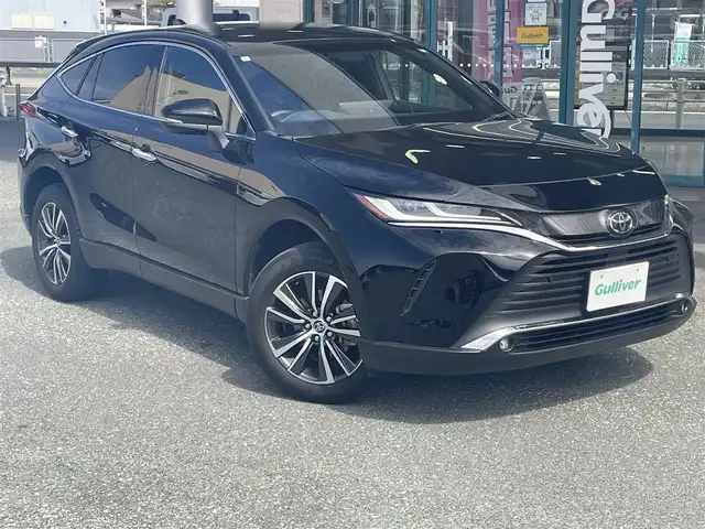 トヨタ ハリアー G 愛知県 2023(令5)年 1.9万km ブラック 禁煙車/純正HDDナビ/　AM/FM/USB/BT/フルセグTV/Miracast/ビルトインETC2.0/オートマチックハイビーム（AHB）/アダプティブクルーズコントロール（ACC）/レーンデパーチャーアラート（LDA）/プリクラッシュセーフティ（PCS）/前後クリアランスソナー（ICS）/パワーバックドア/デジタルインナーミラー/横滑り防止装置/電子パーキング/本革巻きステアリング/ステアリングスイッチ/純正18インチAW/純正フロアマット/LEDヘッドライト/フォグランプ/オートライト/W＋サイドエアバッグ/保証書/取説