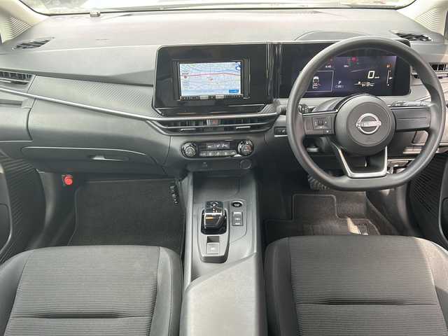 日産 ノート S 広島県 2021(令3)年 5.5万km ダークメタルグレー 禁煙車/エマージェンシーブレーキ/車線逸脱警報/ハイビームアシスト/速度標識認識/道路標識認識/アラウンドビューモニター/インテリジェントルームミラー/BSW+BSI+RCTA/社外ナビ（AVIC-RZ501）/・CD/DVD/Bluetooth/SD/リモコンドアミラー/インテリジェントキー/スペアキー