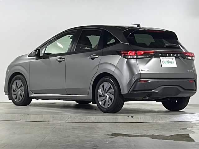 日産 ノート S 広島県 2021(令3)年 5.5万km ダークメタルグレー 禁煙車/エマージェンシーブレーキ/車線逸脱警報/ハイビームアシスト/速度標識認識/道路標識認識/アラウンドビューモニター/インテリジェントルームミラー/BSW+BSI+RCTA/社外ナビ（AVIC-RZ501）/・CD/DVD/Bluetooth/SD/リモコンドアミラー/インテリジェントキー/スペアキー