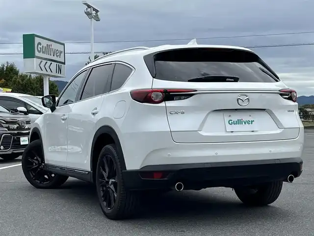 マツダ ＣＸ－８ XD ブラックトーンエディション 奈良県 2022(令4)年 2.9万km スノーフレイクホワイトパールマイカ 純正１０．２５インチナビ/（フルセグ／ＢＴ）/レーダークルーズコントロール/アラウンドビューモニター/ブラインドスポットモニター/前後コーナーセンサー/衝突軽減システム/レーンキープアシスト/パワーバックドア/ハーフレザーシート/運転席メモリーシート/前席パワーシート/全席シートヒーター/ステアリングヒーター/ワイヤレス充電/ETC/純正19インチAW