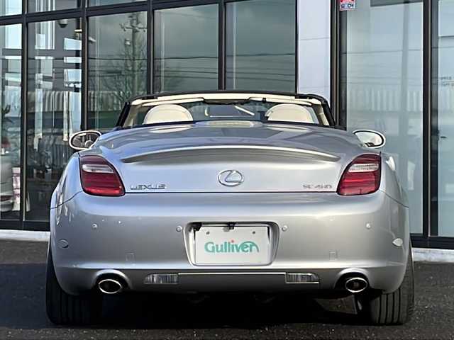 レクサス ＳＣ 430 道央・札幌 2006(平18)年 11.6万km プレミアムシルバーM 純正ナビ/【ＣＤ／ＭＤ／ＡＵＸ／ＴＶ】/マークレビンソン/バックカメラ/レザーシート/前席シートヒーター/前席パワーシート／シートメモリ/ＬＥＤ/フォグランプ/オートライト/横滑り防止装置/エアサスペンション【カズサス】/社外マフラー/ウッドコンビステアリング/クルーズコントロール/電動格納ミラー/ミラーヒーター