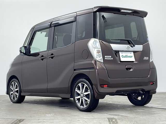 日産 デイズ ルークス HWS X Vセレクション 鹿児島県 2018(平30)年 3.8万km モカブラウンP 社外SDナビ/(BT/CD/DVD/AM/FM/フルセグTV)/アラウンドビューモニター/レーンキープアシスト/オートマチックハイビーム/両側パワースライドドア/バックカメラ/ハーフレザーシート/アイドリングストップ/後席サーキュレーター/ステアリングスイッチ/純正LEDヘッドライト/純正フロアマット/フロントフォグライト/純正15インチアルミホイール/保証書/取り扱い説明書/スペアキー
