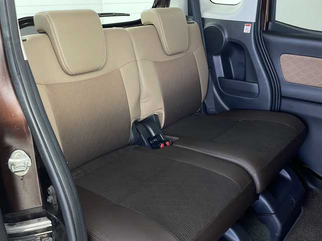 日産 デイズ ルークス HWS X Vセレクション 鹿児島県 2018(平30)年 3.8万km モカブラウンP 社外SDナビ/(BT/CD/DVD/AM/FM/フルセグTV)/アラウンドビューモニター/レーンキープアシスト/オートマチックハイビーム/両側パワースライドドア/バックカメラ/ハーフレザーシート/アイドリングストップ/後席サーキュレーター/ステアリングスイッチ/純正LEDヘッドライト/純正フロアマット/フロントフォグライト/純正15インチアルミホイール/保証書/取り扱い説明書/スペアキー