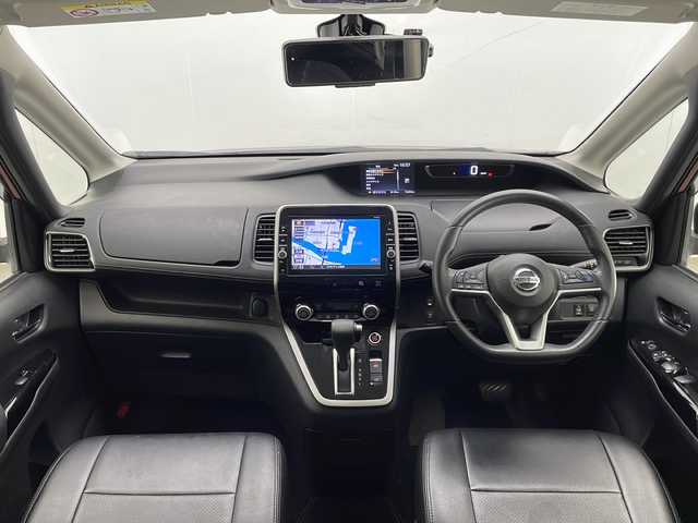 日産 セレナ ハイウェイスター G 宮崎県 2016(平28)年 7.5万km マルーンレッド 2トーン 禁煙車/エマージェンシーブレーキ/純正9型ナビTV/（MM516D-L/CD/DVD/Blu-ray/Bluetooth/フルセグTV)/純正リアフリップダウンモニター/純正ドライブレコーダー/純正LEDオートライト/純正フォグ/純正16インチアルミ/純正フロアマット/ハンズフリー両側電動スライドドア/プロパイロット/パーキングアシスト/アラウンドビューモニター/Wオートエアコン/シートカバー/ETC/インテリジェントキー/プッシュエンジンスタート/スペアキー/新車時保証書/取扱い説明書